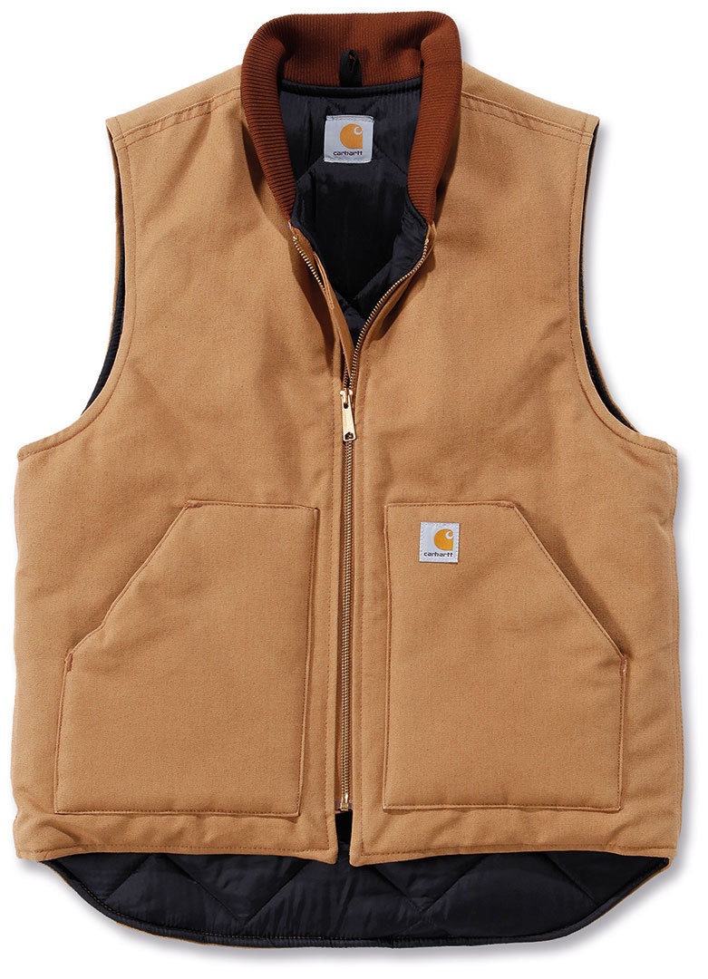 Carhartt Duck Arctic Quilt Lined Vest, bruin, 2XL