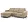 xonox Eckcouch Polyester L-Form 3-Sitzer Beige