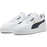 Puma Shuffle Downtown Herren Weite M Weiß/Marineblau/Gold 40