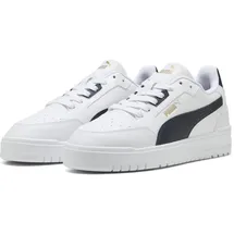 Puma Shuffle Downtown Herren Weite M Weiß/Marineblau/Gold 40