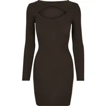 URBAN CLASSICS Cut Kleid Brown M
