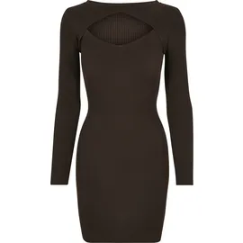 URBAN CLASSICS Cut Kleid Brown M