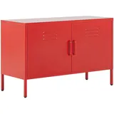 Beliani Aktenschrank, Uria (100 x 40 x 65 cm, Wohnzimmer, Wohnwände, Lowboards, Lowboards stehend