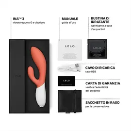LELO Ina 3 Dual-Action Rabbit-Vibrator - Koralle