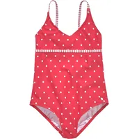 S.Oliver Badeanzug für Kinder, ROT|WEISS 128-134cm 8-9J