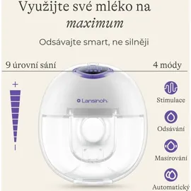 Lansinoh tragbare Milchpumpe