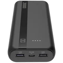 Cellular Line 20000 mAh Powerbank USB Typ-C (Schwarz)