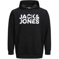 JACK & JONES Corp Logo Kapuzenpullover Black 4XL
