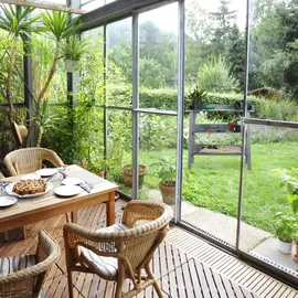 Relaxdays Pflanztisch grau