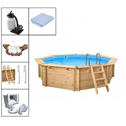 Holzpool - Set Evolution Rund 655 x 136 cm Evolution Basic Set
