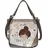 Anekke Sophia Schultertasche Polyurethan Braun/Weiß/Bronze/Mehrfarbig