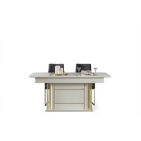 JVmoebel Esstisch Luxus Esstische Tische Metall Esstisch Design Tisch Italienische, Made in Europa weiß