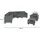MCW Modular Sofa-System Couch-Garnitur Moncalieri 6-2, Stoff/Textil ~ grau