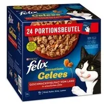 FELIX Sensations Gelees Geschmacksvielfalt vom Land 24 x 85 g