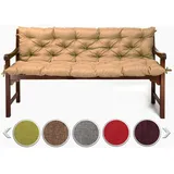 sunnypillow Bankauflage 110 x 50 x 50 cm beige 1 St.