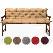 sunnypillow Bankauflage 110 x 50 x 50 cm beige 1 St.