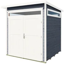 Gartenhaus WEKA "265 Gr. 3, 21 mm, grau", grau, Fußboden im Gartenhaus, ohne Rück- und Seitenwand, ohne Dacheindeckung, Holz, Gartenhäuser