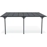 Cazeboo Pergola, Grau, Metall, Rechteckig, 495x270x300 cm, Aufbewahrung & Schutzhüllen, Geräteschuppen