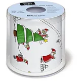 Rolle Toilettenpapier Motiv Auswahl möglich Weihnachten (20 - Santa im Stress)