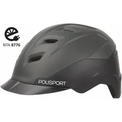 Helm PolispGoudt E City Speed ​​E-Bike Schwarz 58-61 CM