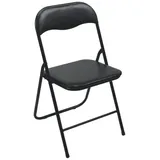 VELLEMAN Tolland Klappstuhl 38 x 43 x 78 cm schwarz