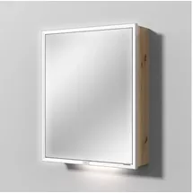 Sanipa Spiegelschrank „Milo“ 60 × 75 × 16,8 cm in Eiche Natural-Touch