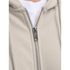 JACK & JONES Herren Hoodie Kapuzenpullover JJESOHO SWEAT ZIP HOOD Relaxed Fit 12278794 Beige XXL