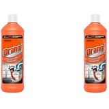 Drano Küchen-Gel Rohrfrei Abflussreiniger, Rohrreiniger für die Küche, entfernt Verstopfungen, 2er Pack x 1000 ml
