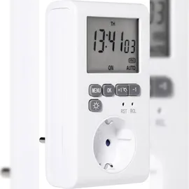 Sygonix SY-3057190 Steckdosen-Zeitschaltuhr digital Wochenprogramm 3680 W IP20 Countdown-Funktion, Timer-Funktion