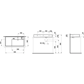 Laufen Kartell Aufsatzwaschtisch 90 x 46 cm (H818339)