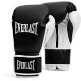 EVERLAST Powerlock OG Pro 16oz Boxhandschuhe Schwarz/Weiß, Klett, Training & Wettkampf, Schaumstoff, ergonomisch