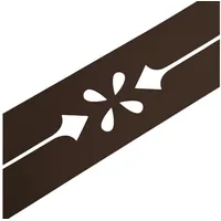 zaun|zu® Sichtschutzstreifen 2,55 m Braun