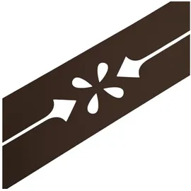 zaun|zu® Sichtschutzstreifen 2,55 m Braun