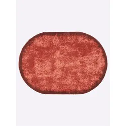 Fußmatte AKZENTE FEEL Gr. 2, orange (terra), B:70cm H:7mm L:100cm, Polyester, Kunstfaser, Gummi, Teppiche