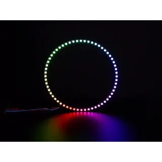 Adafruit NeoPixel 1/4 60 Ring - 5050 RGBW LED mit integrierten Treibern, Warmweiß