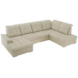 MKS WOHNLANDSCHAFT MADRITO U - Beige Velorus - Rechts