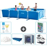 Rechteckiger Frame Pool - 450x220x84 Cm - 7-teilig  S150