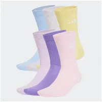 Adidas Cushioned Crew Socken 6er Pack Violet Fusion / Ice Lavender / Glow Blue / Clear Pink 49-51