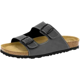 LICO Bioline Man Soft Herren Pantoletten, Anthrazit, 43 EU