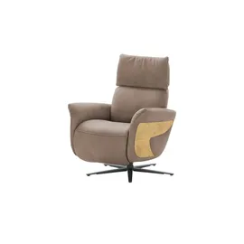 HIMOLLA Relaxsessel Leder 77 x 84 x 101 cm Braun