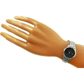 Casio Collection LTP-V004D-1BUDF Damenuhr - Schwarz/Silber
