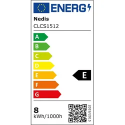 Nedis Weihnachtsbeleuchtung - Cluster - 1512 LED's - Warmweiss - 11.00 m - Lichteffekte: 7 - Innen- und Aussenbereich - Netzstromversorgung