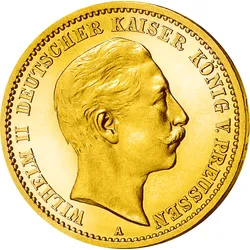 Deutsches Reich / Preußen 10 Mark 1890 – 1912 Kaiser Wilhelm II.