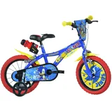 DINO BIKES 16 Zoll Kinderfahrrad Sonic Kinderrad Fahrrad Spielrad Original Lizenz