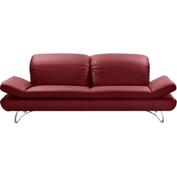 2-Sitzer PLACES OF STYLE "San Angelo", rot, B:202cm H:96cm T:95cm, Sofas