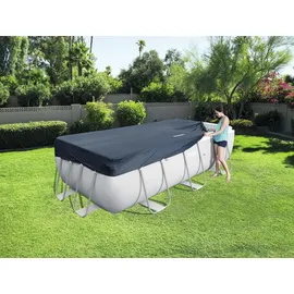 BESTWAY Poolabdeckung Blau 404x201x100 cm