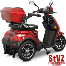 Rolektro E-Trike 25 V.2 1000 Watt 25 km/h rot