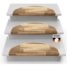 Karat Stufenmatte Via Veneto Beige Halbrund - Beige