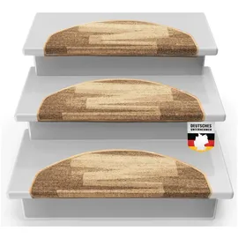 Karat Stufenmatte Via Veneto Beige Halbrund - Beige