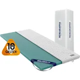 Schlaraffia Roll ’n’ Sleep GELTEX Topper: Atmungsaktiver Gel-Topper mit Gelschaum-Kern, Druckentlastend & Klimaregulierend, Waschbar und Allergikerfreundlich, Zertifizierte Qualität, 90x200 cm